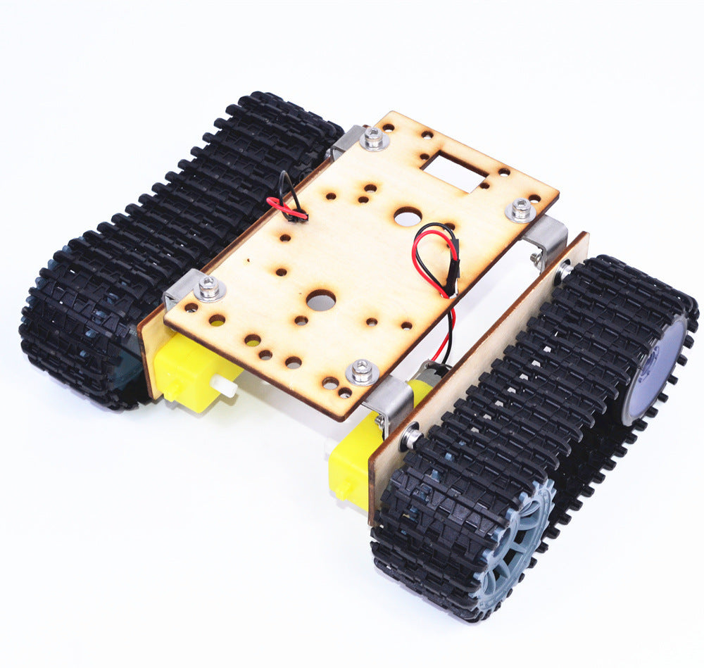 Economic Robot Single-layer Tank Chassis Building Blocks Wood Board