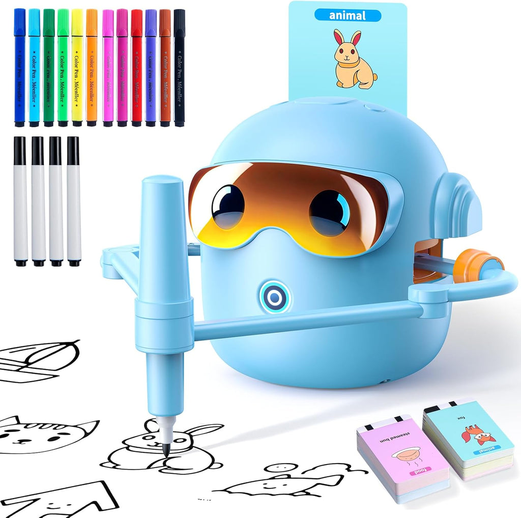 ToddsIQ™ Drawing Robot – Interactive Drawing Toy for Kids Ages 3+