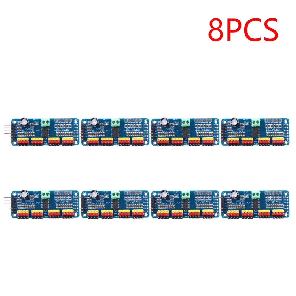 1-10PCS PCA9685 Robot Controller IIC Interface 16 Channel 12-Bit PWM Servo Motor Driver Board for Arduino Robot/ Raspberry Pi