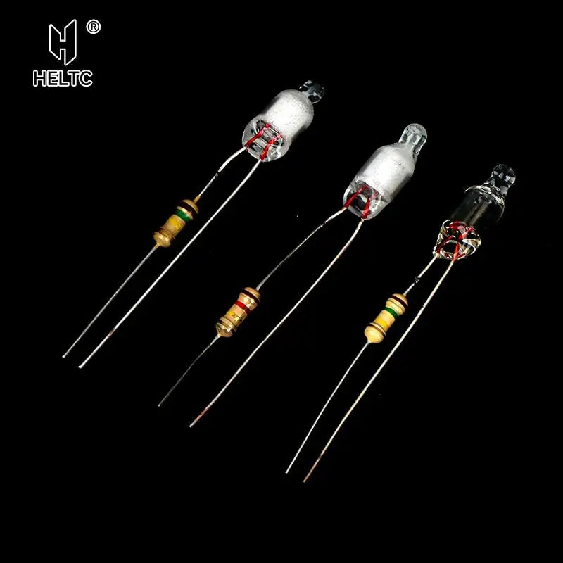 Neon Indicator Light Bulbs 4x10mm 5x13mm 220V | Main Power Pilot Lamp with Resistor