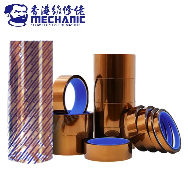 High Temperature Polyimide Tape | 400°C Heat Resistant Insulation Tape for PCB Circuit Board Battery Repair