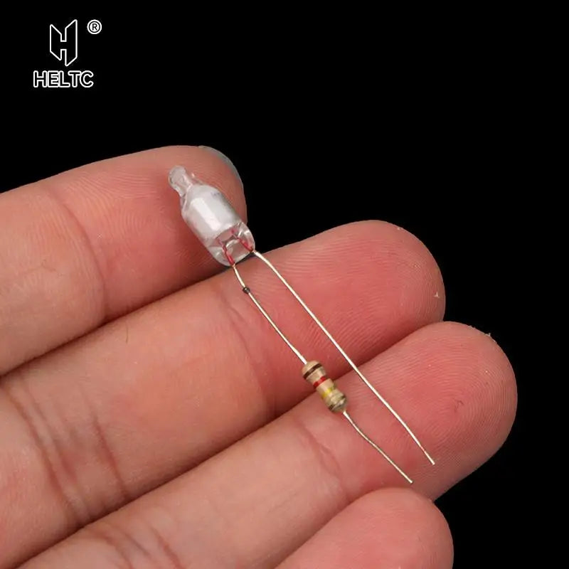 Neon Indicator Light Bulbs 4x10mm 5x13mm 220V | Main Power Pilot Lamp with Resistor