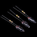 20PCS Neon Indicator Lamps With Resistors for 220V AC Mains | Red Glow Lamp