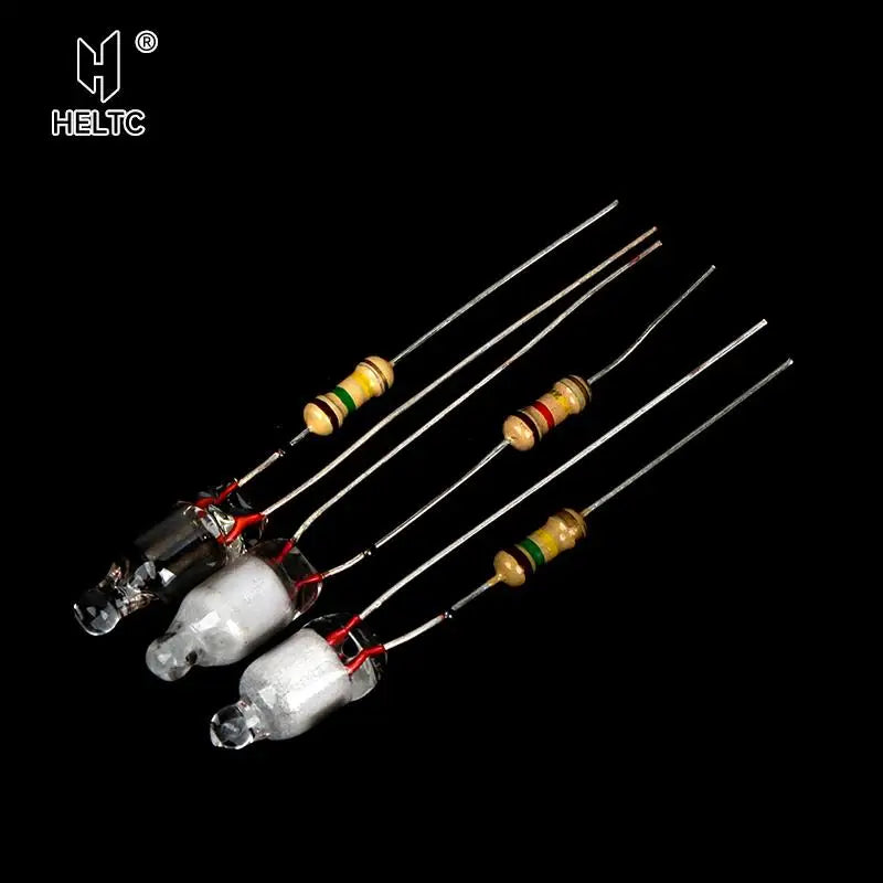 Neon Indicator Light Bulbs 4x10mm 5x13mm 220V | Main Power Pilot Lamp with Resistor