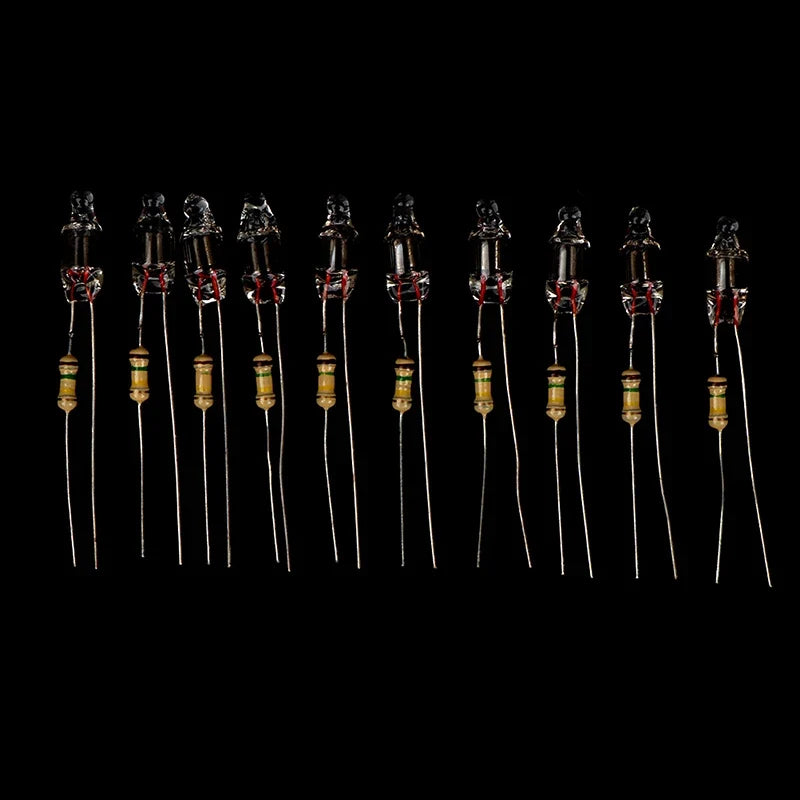 Neon Indicator Light Bulbs 4x10mm 5x13mm 220V | Main Power Pilot Lamp with Resistor