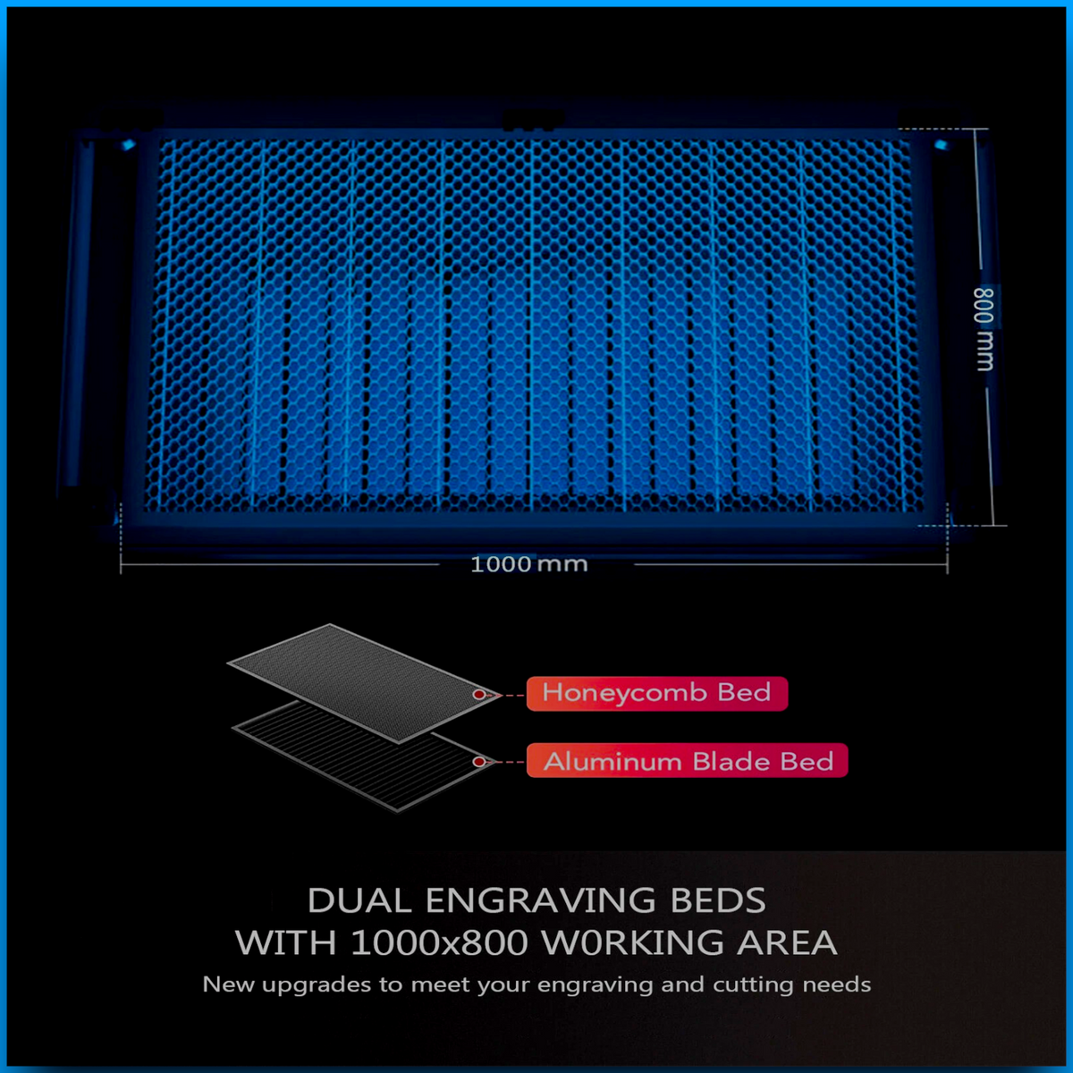Compact 100W 27.6" x 19.6" CO2 Laser Cutter