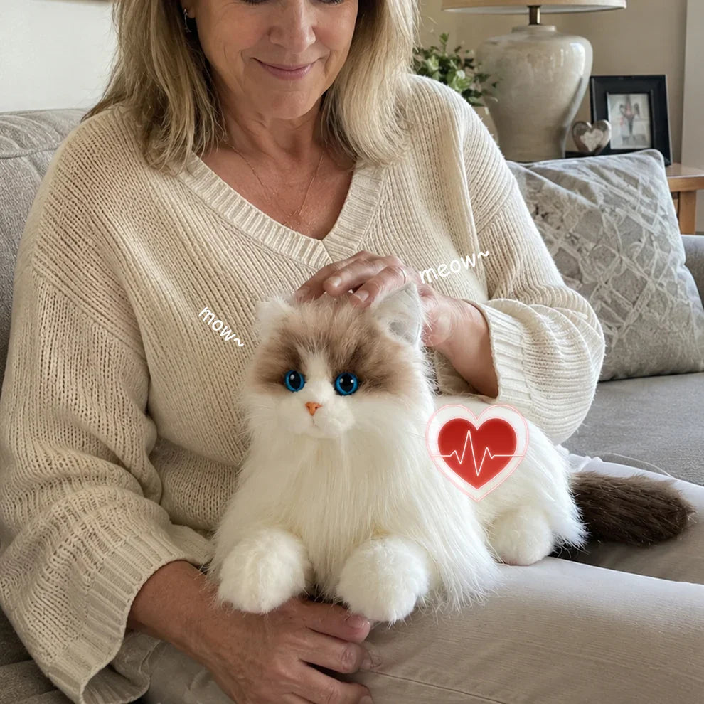 Percy Robot Cat – Interactive Weighted Comfort Toy